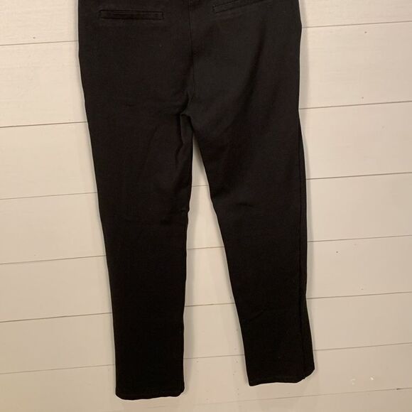 Betabrand flat front black triple button pocket woman’s slacks medium petite - Picture 8 of 8